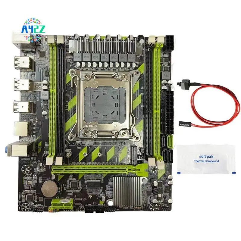 

A42Z-X79G DDR3 Desktop Motherboard LGA2011 4XDDR3 RECC Slots PCI-E X16 SATA3.0 M.2 NVME Server X79 Gaming Motherboard