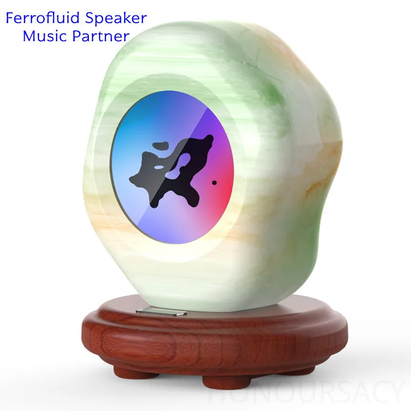 

Dancing Ferrofluid Music Rhythm Ferrofluid Speaker Music Partner Ferrofluid Display Lamp Magnet Liquid Toy Deskto Speaker Gifts