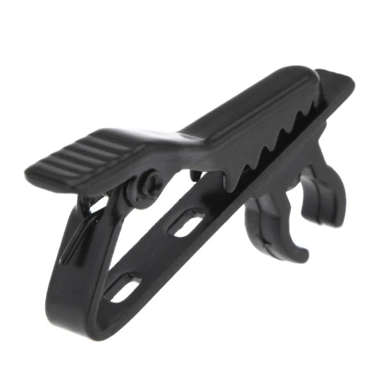 Universal Mic Metal Clips Protable Lavalier Microphone Clip Lapel / Collar / Clothes Tie Microphones Holder Mount Clamp