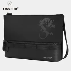 Tigernu Chinese Style Crossbody Bags For Men 9.7inch Tablet Shoulder Bags Mini Light-weight Travel Bags For Men Dragon Series
