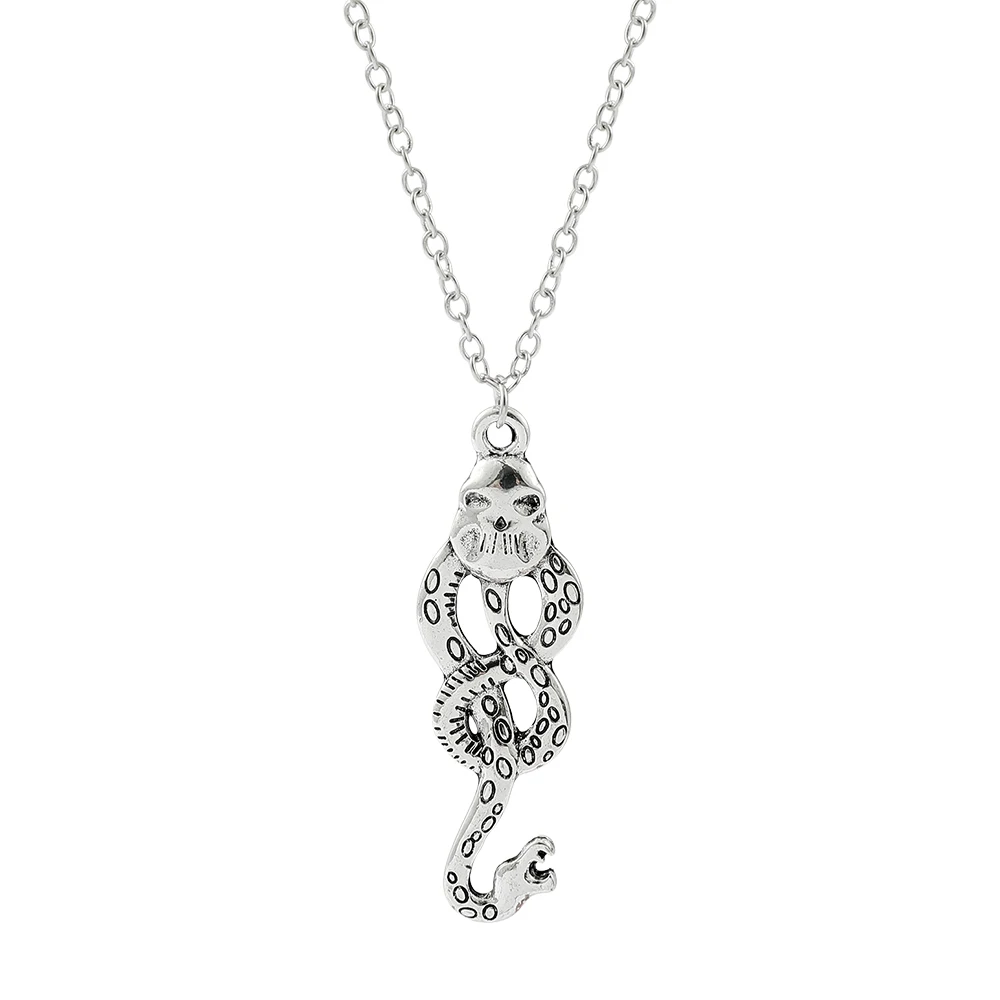 

Men's Vintage Lord Voldemort Nagini Snake Pendant Necklace Personality Jewelry