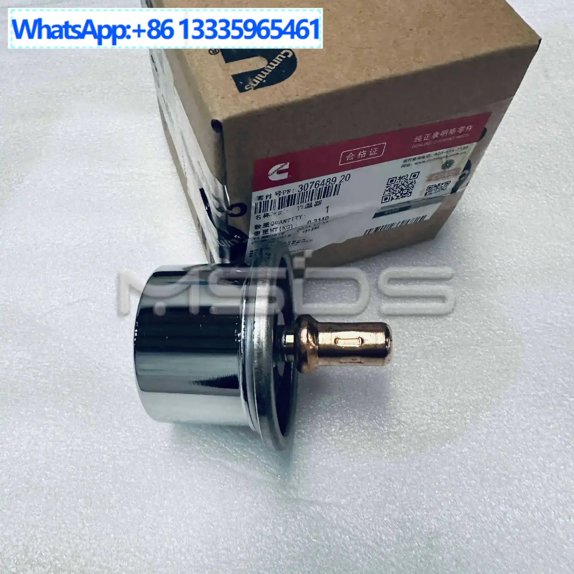 

Chongqing Cummins diesel engine thermostat 3076489 K19 accessories 135675 thermostat 201737