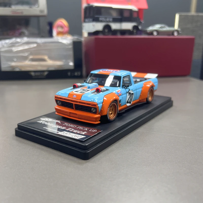 

HRN1:43 F-150 Performance Hoonitruck 1977 Gulf #20 Diecast Car