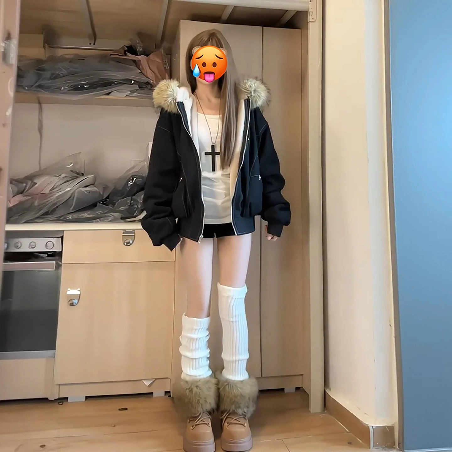 

Ретро-американская утепленная хлопковая куртка с капюшоном для женщин, теплая свободная хлопковая одежда для холодной погоды, верхняя одежда