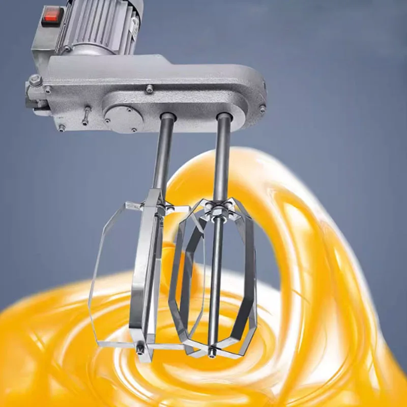 

15L double axis mixer large commercial electric egg beater mixer with bucket