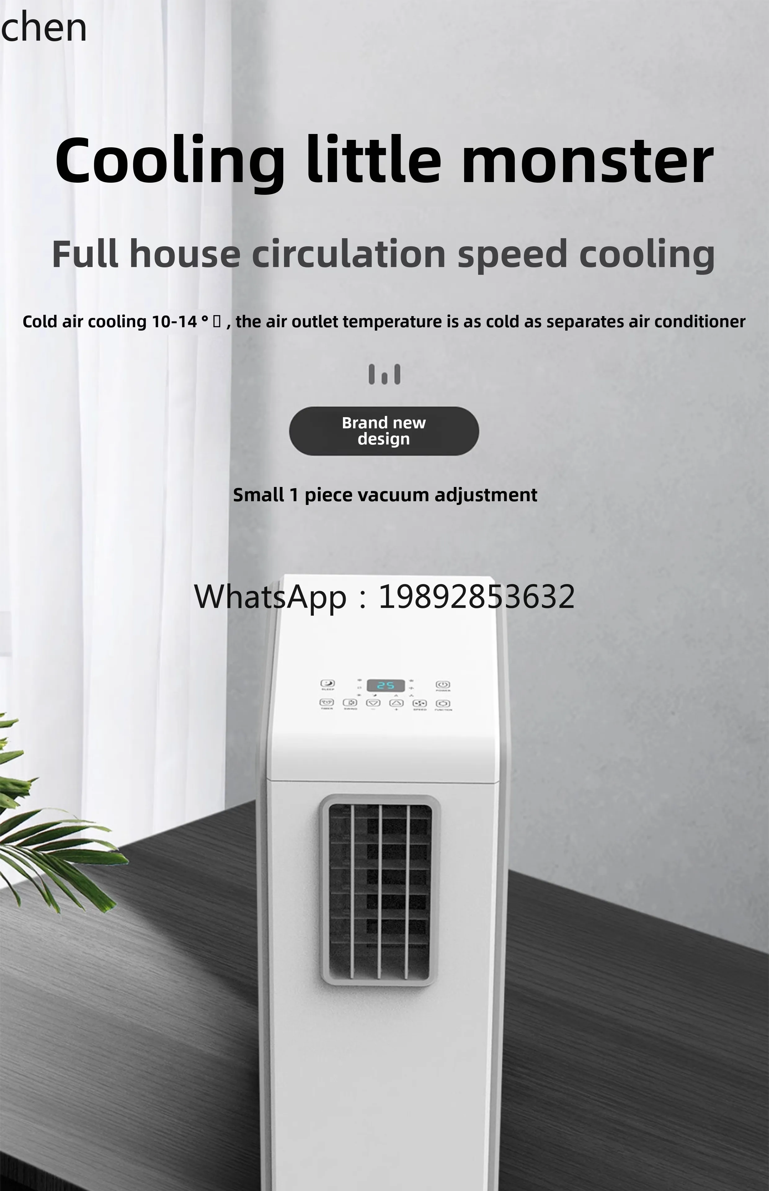 Single Air Conditioning Compressor Refrigeration Fan Portable Kitchen Dehumidification Free Exhaust Hot Air Installation