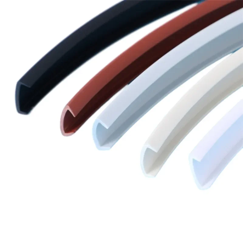 U Edge Banding Veneer Edging Furniture Soft PVC Edgeband 3MM 5MM 9MM 10MM 12MM 14MM 16MM 18MM - 50MM White Beige Gray Black Red