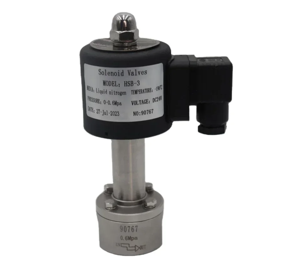 1/8 Inch Low Temperature Solenoid Valve for Liquid Nitrogen Hot Sales Industrial Control Valve