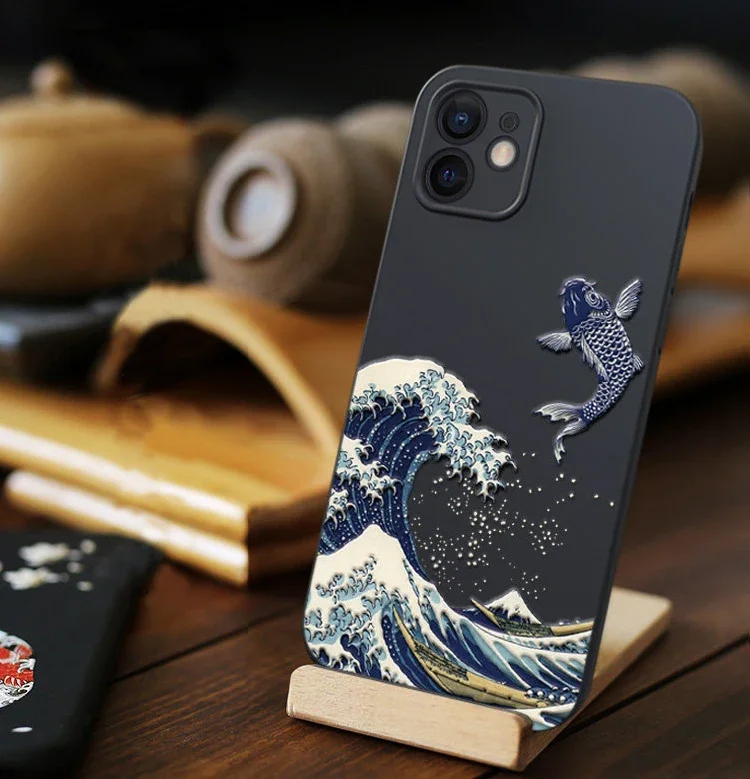 For Funda iphone 15 14 11 13 12 Pro 15Pro Max mini X S XR XS Max 7 8 6s 6 Plus SE 2020 2022 Case Apple Phone 3D Art Soft Cover