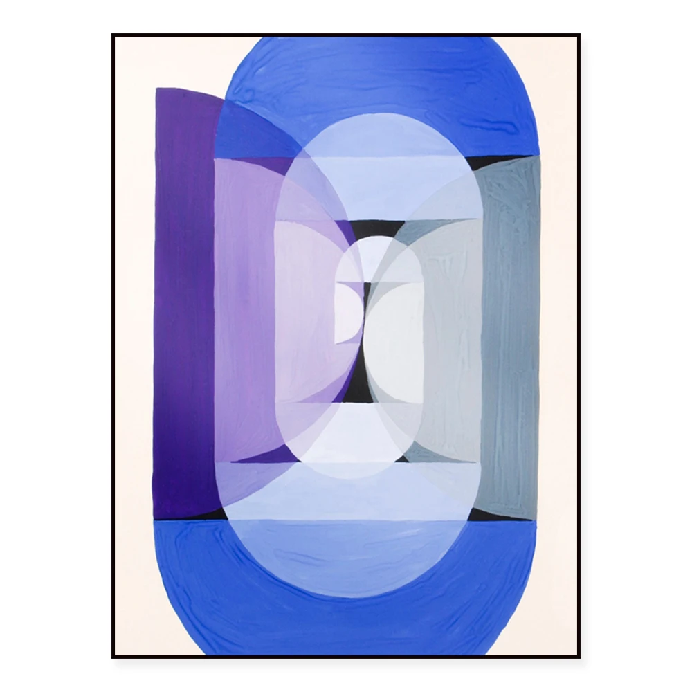 Nordic Blue Series Joseph Schillinger Exquisite Art Canvas Poster Art Exhibition Decoration