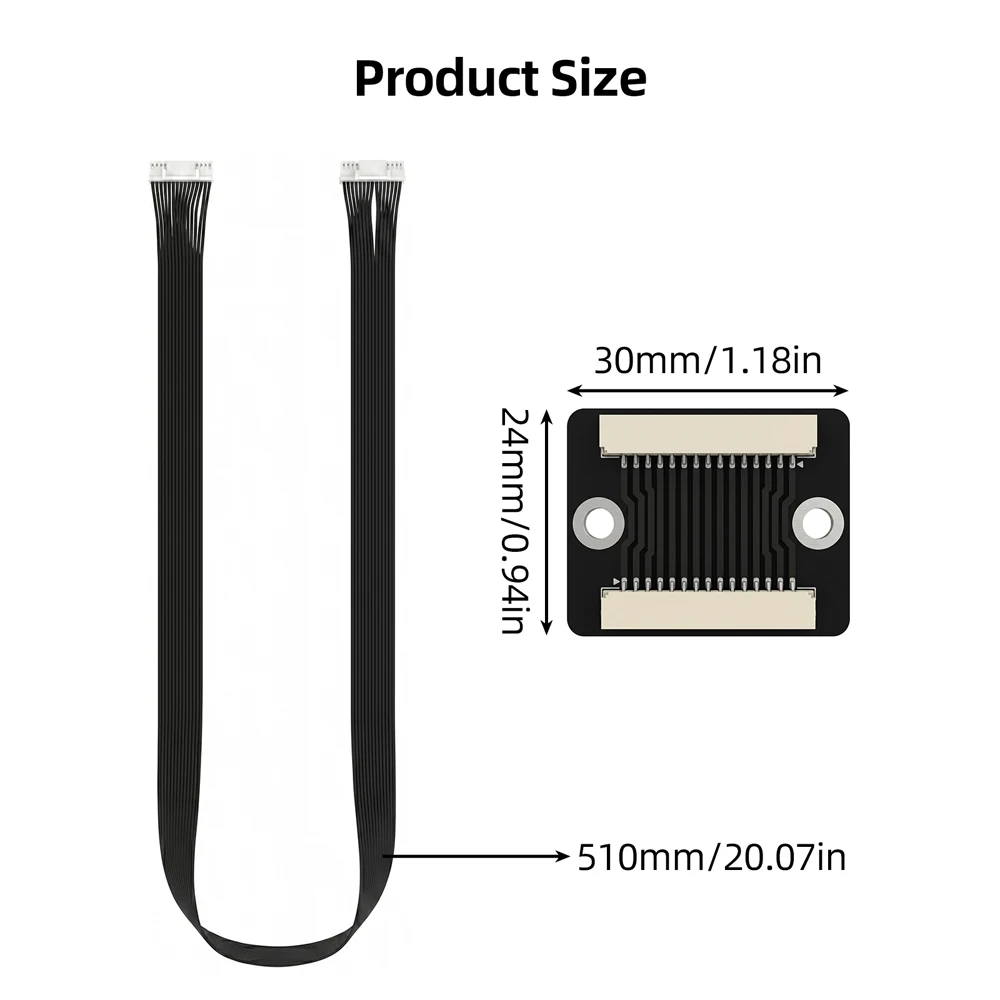 For Snapmaker U1 Extension Line Feed Module Adapter Board And Extended Flat Cable Extended Version  For U1 3D Printer Parts