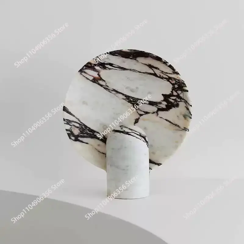 for Natural Marble Light Emitting Diode Home Decor Living Room Bedroom Bedside Table Deluxe Desk