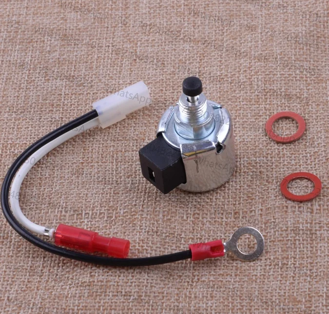 LETAOSK 2 Pin Carburetor Fuel Solenoid Kit Gasket 1275733-S Fit For Kohler CH11S-16127 CH11S-16134 CH16S-45509 Engine