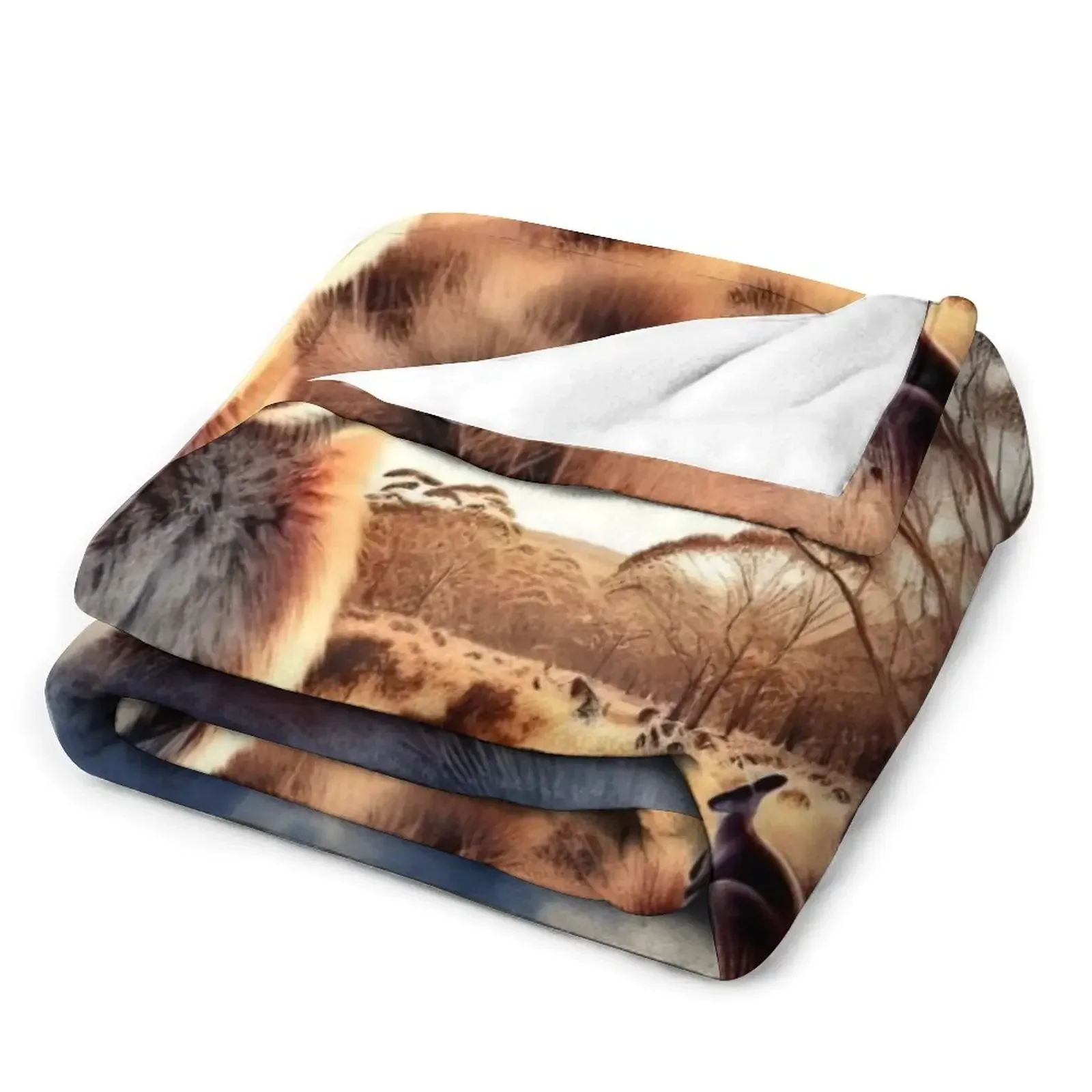 Kangaroo Throw Blanket Custom Winter beds sofa bed Stuffeds Blankets