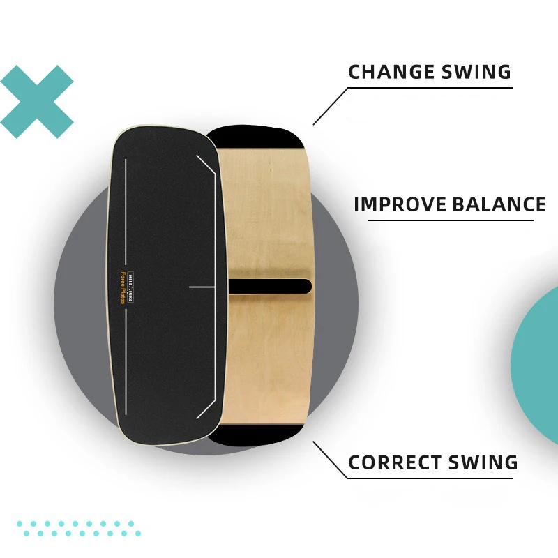 Golf Swing Trainer Pressure Plate Swing Training Aid Gravity Transfer Balance Board