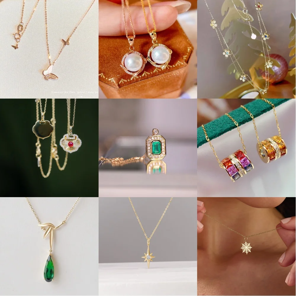 

S925 Vintage Brushed Finish Pendant Necklace, Classic French Luxe Collarbone Chain Women's Jewelry