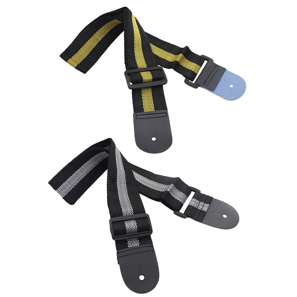 

2Pcs Stylish Guitar Shoulder Belt Strong Wear Resistant Cotton Fabric Ideal for Long Playing Sessions Lightweight Supportive