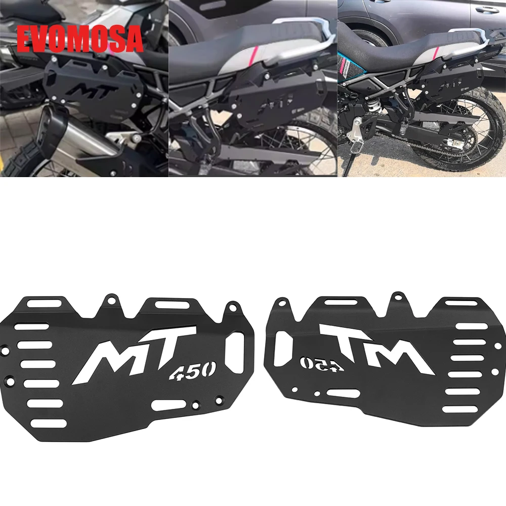 

Motorcycle Rear Side Frame Bracket Luggage Rack For CFMOTO 450MT IBEX 450 2024-2025 Saddle Bag Bracket Support Accessories