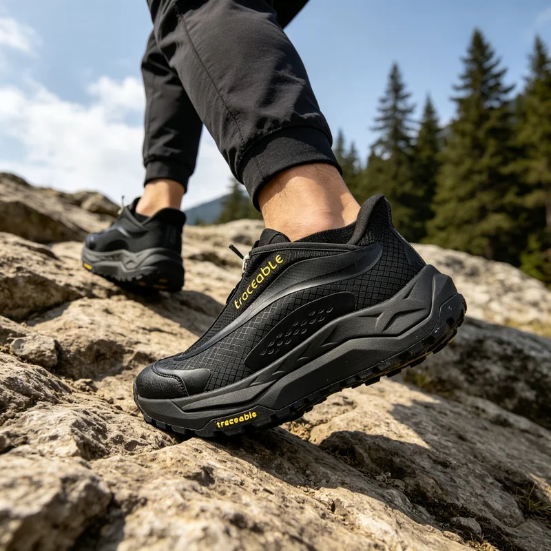 2026 New Trend Walking Shoes Men Anti-Slip Running Trainers For Men Zipper Outdoor Running Shoes Wearable Training Shoe for Mans