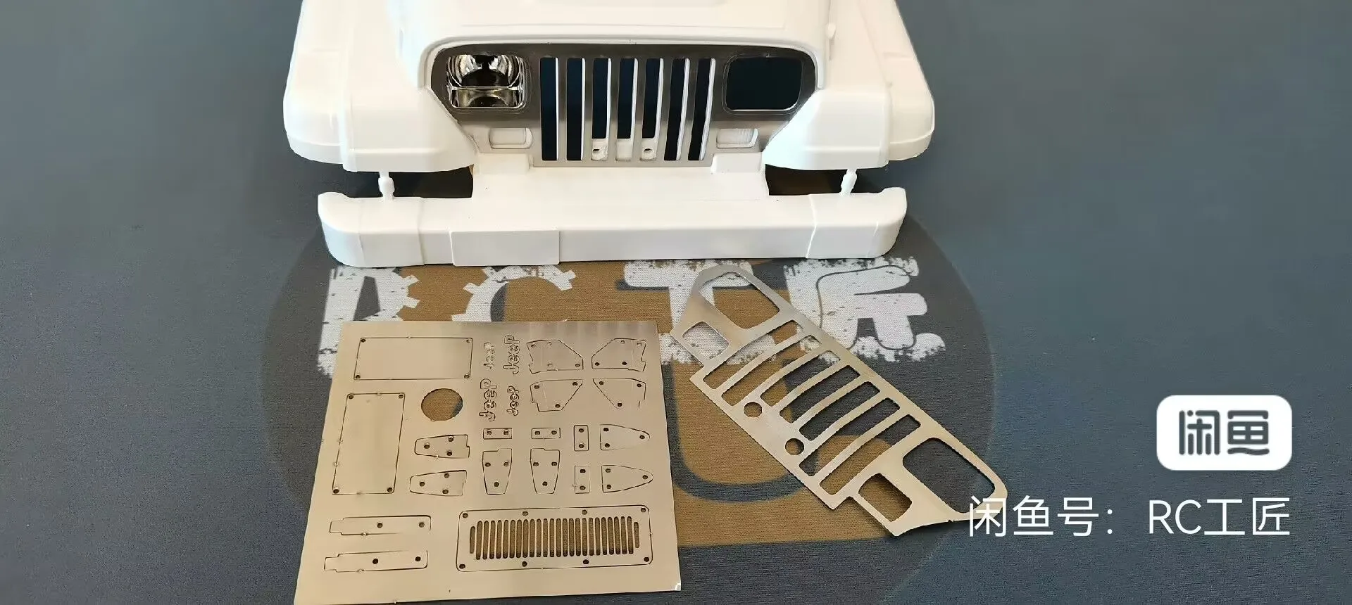 1/10 Tamiya CC01 Wrangler YJ Body shell For RC4WD Z-K0045 TF2 SWB