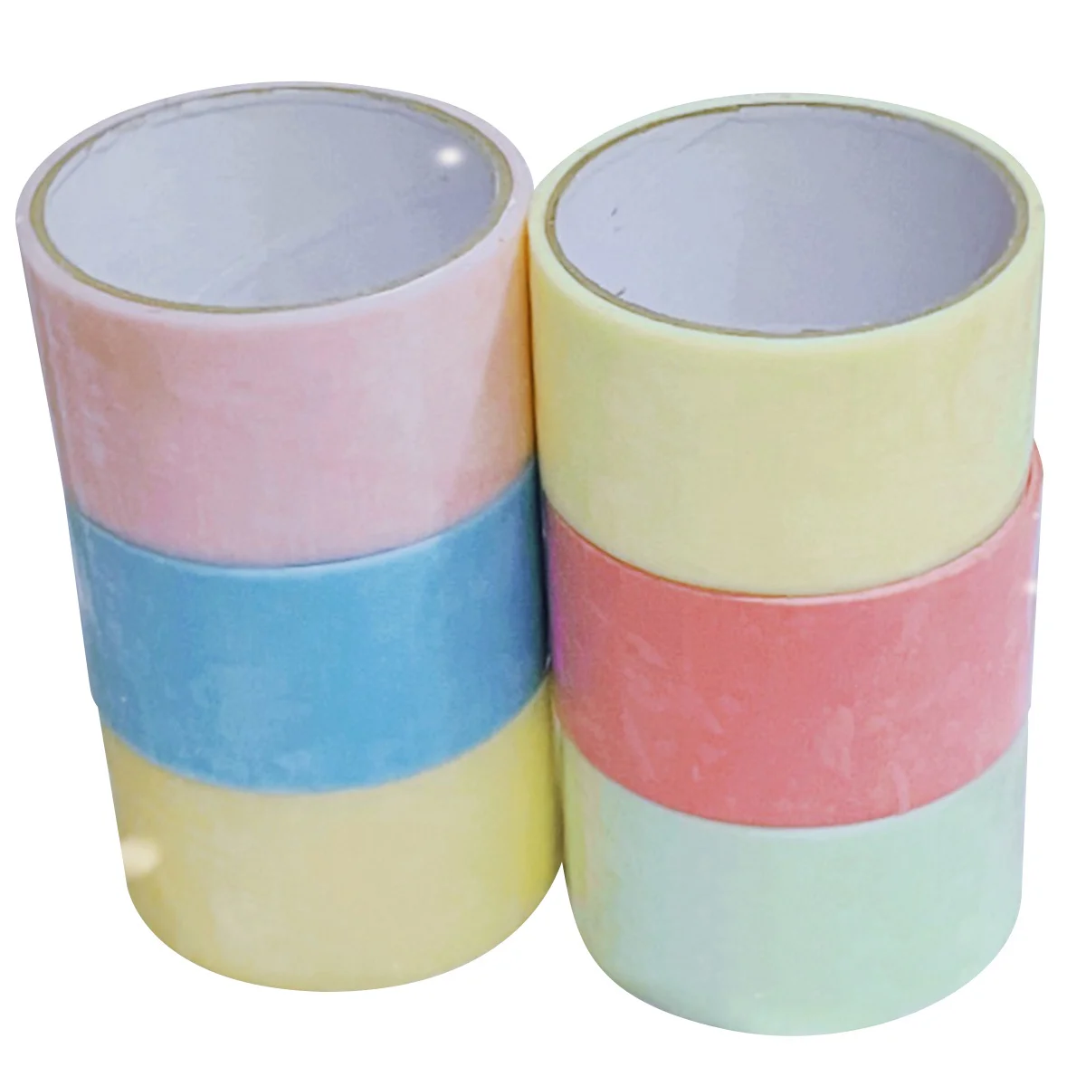 أشرطة كروية لاصقة ملونة للأطفال فيدجيت لتخفيف الضغط وتخفيف التوتر، شريط مطاطي ملون للاسترخاء الممتع