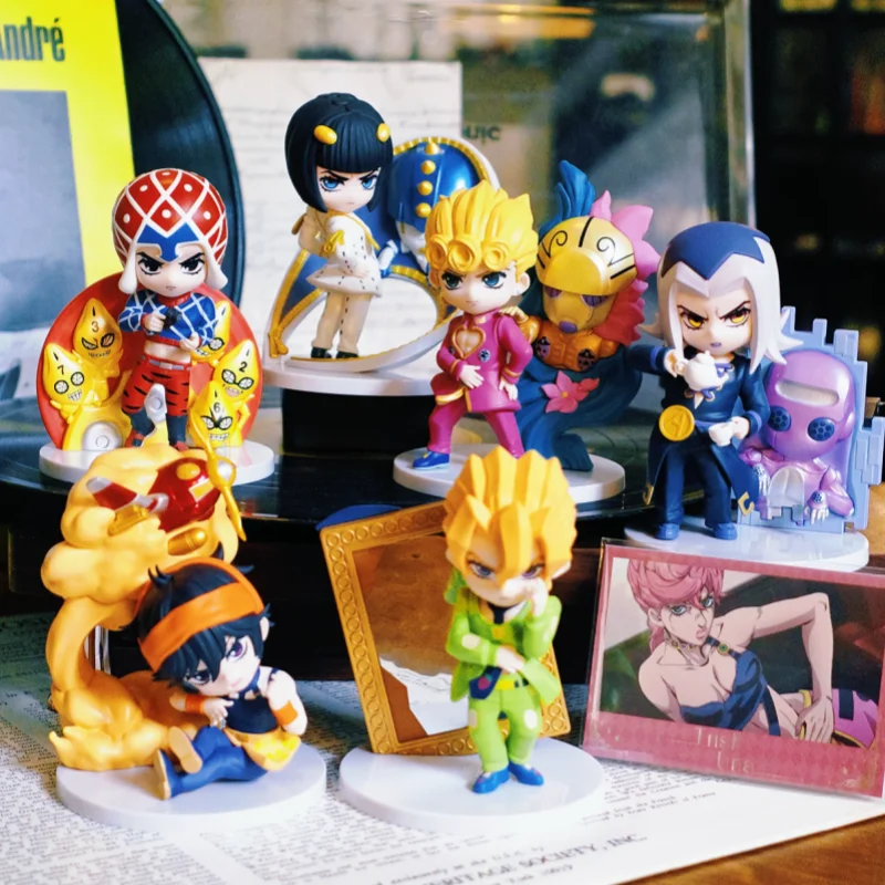 

POP MART GONG JOJO's Bizarre Adventure Golden Wind Series Blind Box Mystery Box Toys Ornaments Figurines Desktop Model Dolls