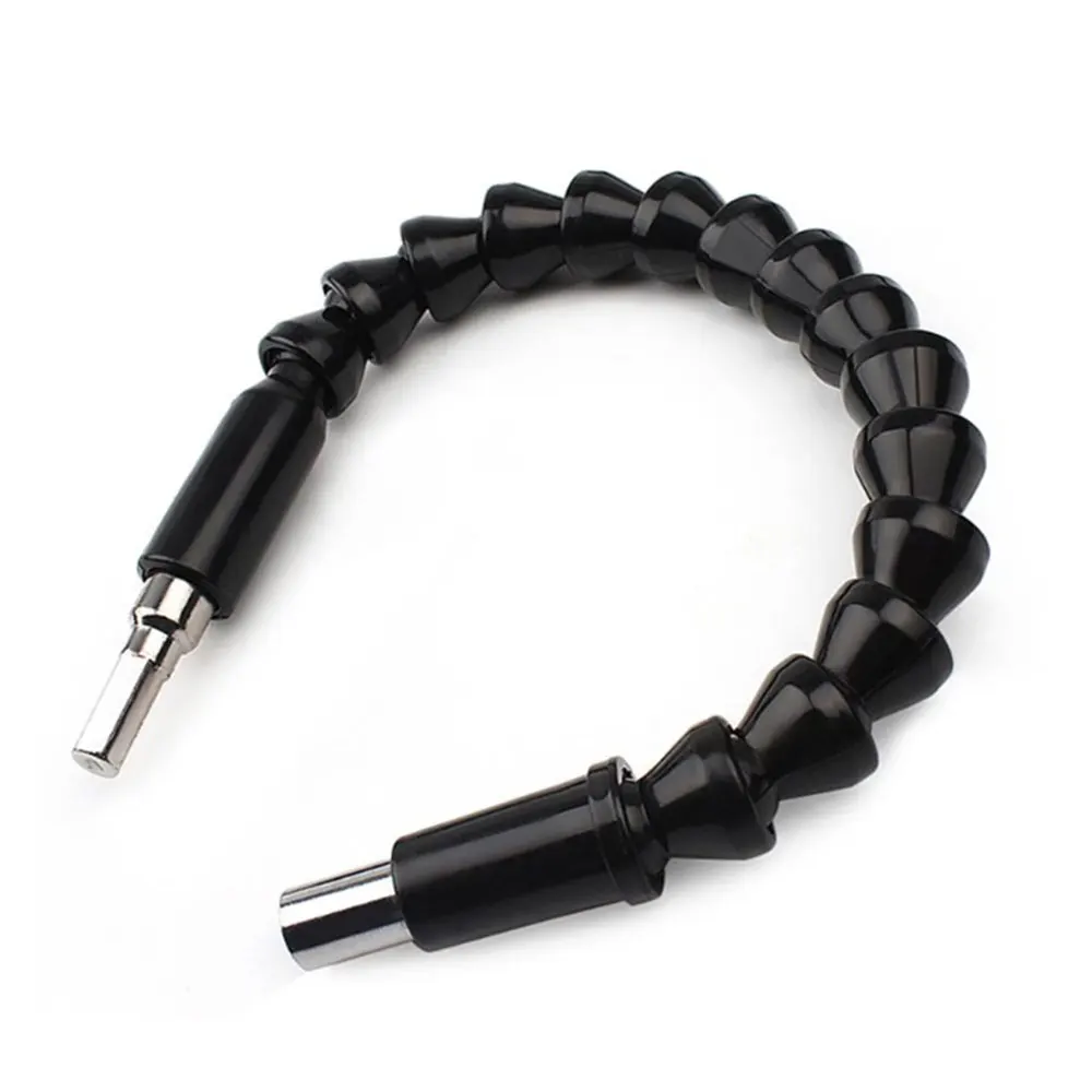 200-300mm hexagonal handle black soft shaft hand drill screwdriver head universal joint extend connect rod Power tool accessory view 6