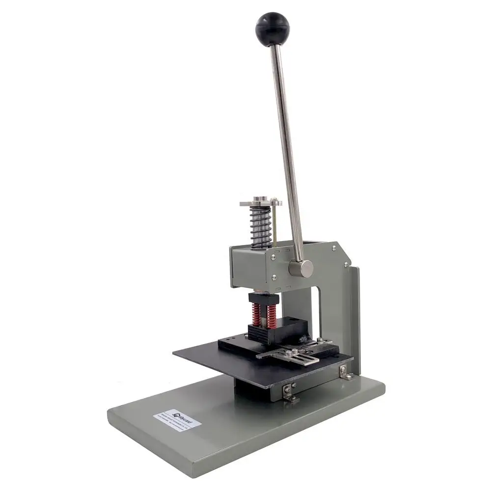 Manual Hole Punch Machine Heavy Type for Rectangular Oval Slots New Used Condition Steel Material Bearing for Restaurants