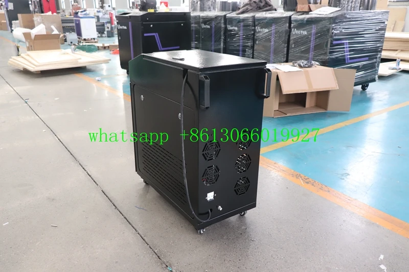 100W 200W 300W 500W Portable Fiber Pulse Laser Cleaning Machine Metal Rust Removal Pulsed Laser Cleaner to Remove Rust and Paint