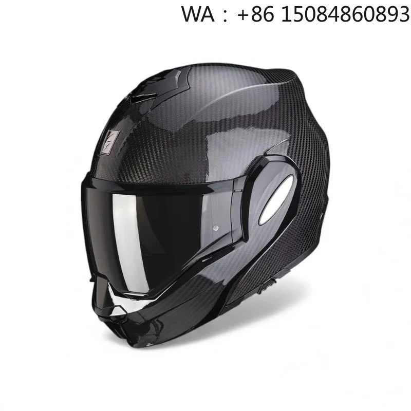 Premium Carbon Fiber Half Face Helmet