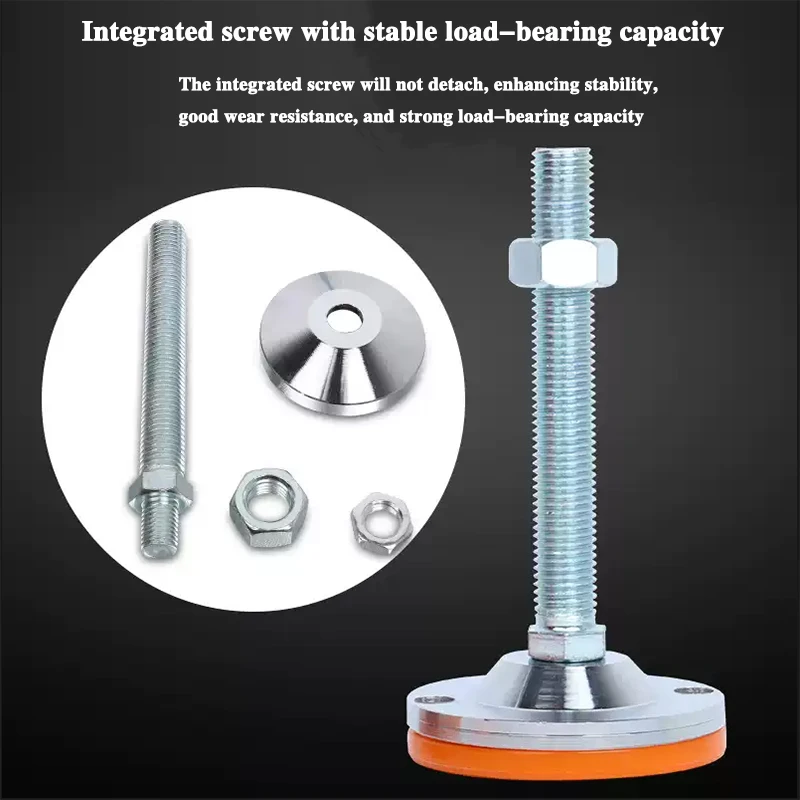 

M16 M20 Heavy Duty Fixed Adjustable Feet With Thickened Anti Slip Base And Galvanized Screws For Furniture And Equipment
