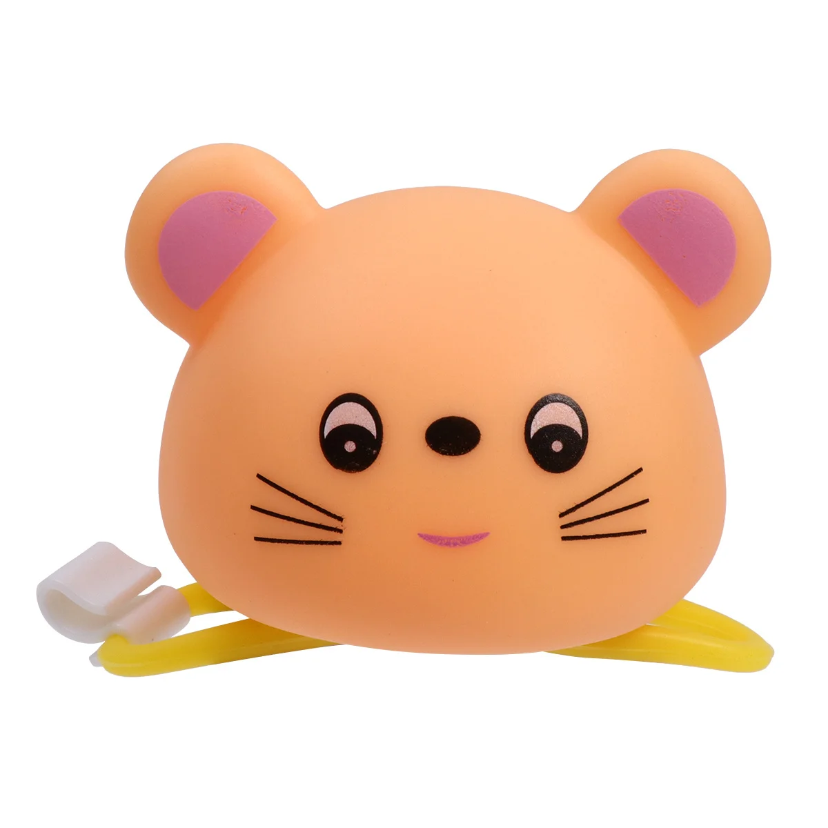 دراجة القرن بصوت عال الكرتون شاحن ل الطريق الجبلية الدراجة الخفيفة ضغط القرن سلامة ليلة ركوب ديكور برتقالي #4