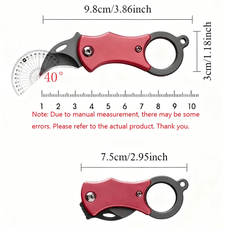1PC Mini Portable Folding Cutter High Hardness Multifunction Tool for Outdoor Camping