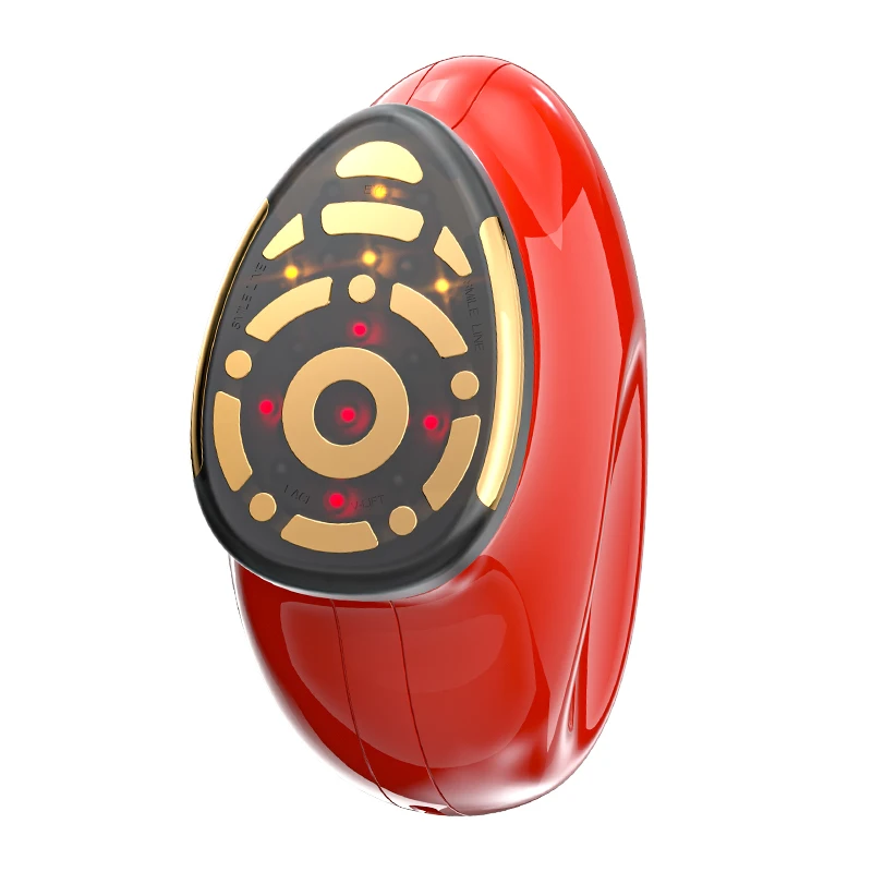 2025 New Home Use Face & Neck Lifting Massager RF EMS Skin Care Device With LED Light Therapy For Anti-Aging Wrinkle Removal