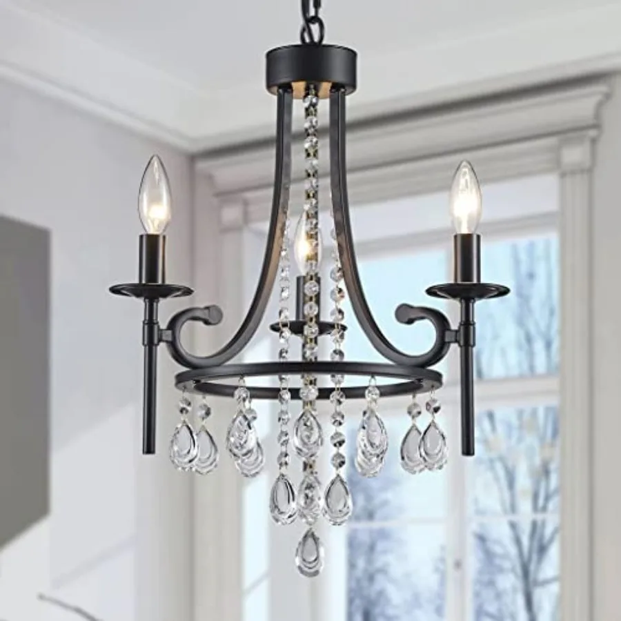 

Candle Chandelier 3-Light Pendant Ceiling Light Modern Lighting Fixture for Bedroom Hallway Bar Kitchen Dinning Living Room Bat