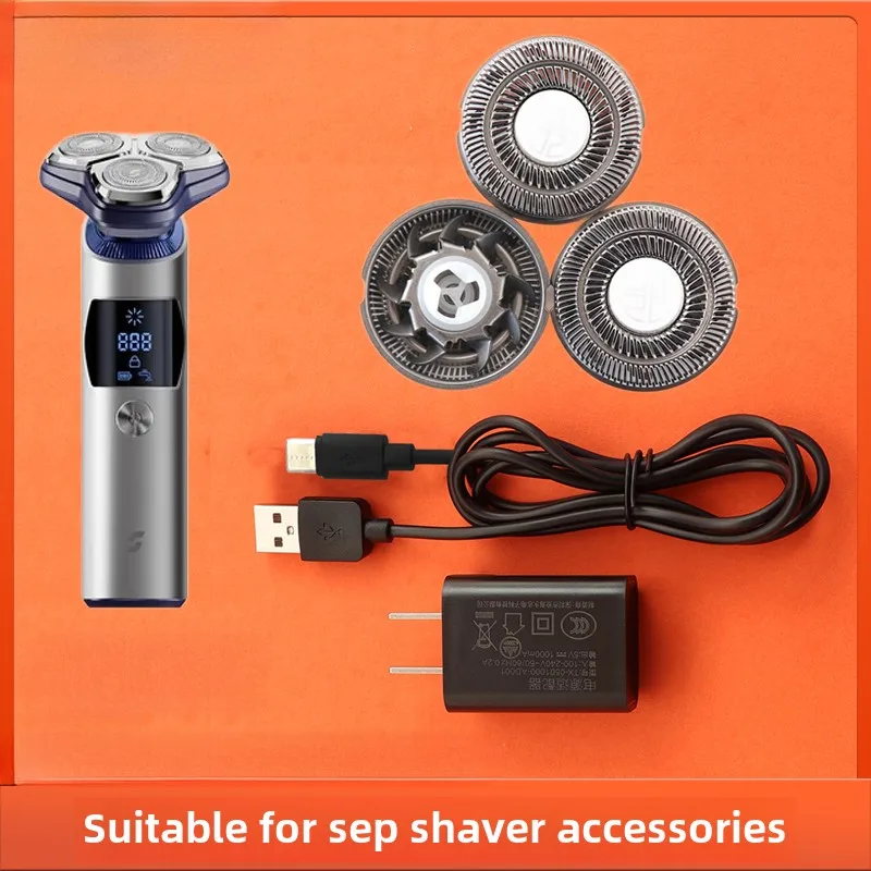 Electric shaver Magnetic blade Runner-Pro/Leader cutter head accessories Charging cable