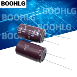 5PCS 82UF 450V black diamond capacitor 450V 82UF 18X35 KXG high frequency low resistance 105 degrees