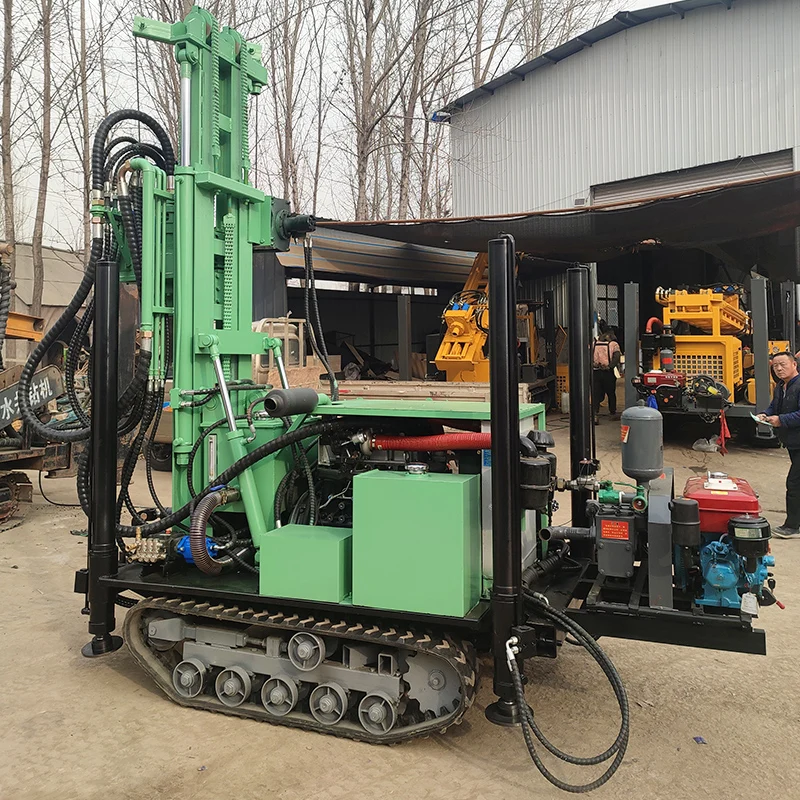 

Customized 300m Deep Well Pneumatic Drill Flexible Mobile Wheeled Precision Water Well Drilling Rig