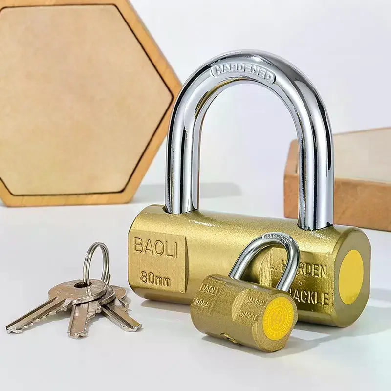 3-Key Small Padlocks for Luggage Cases Ideal for Home Improvement and Locker Security