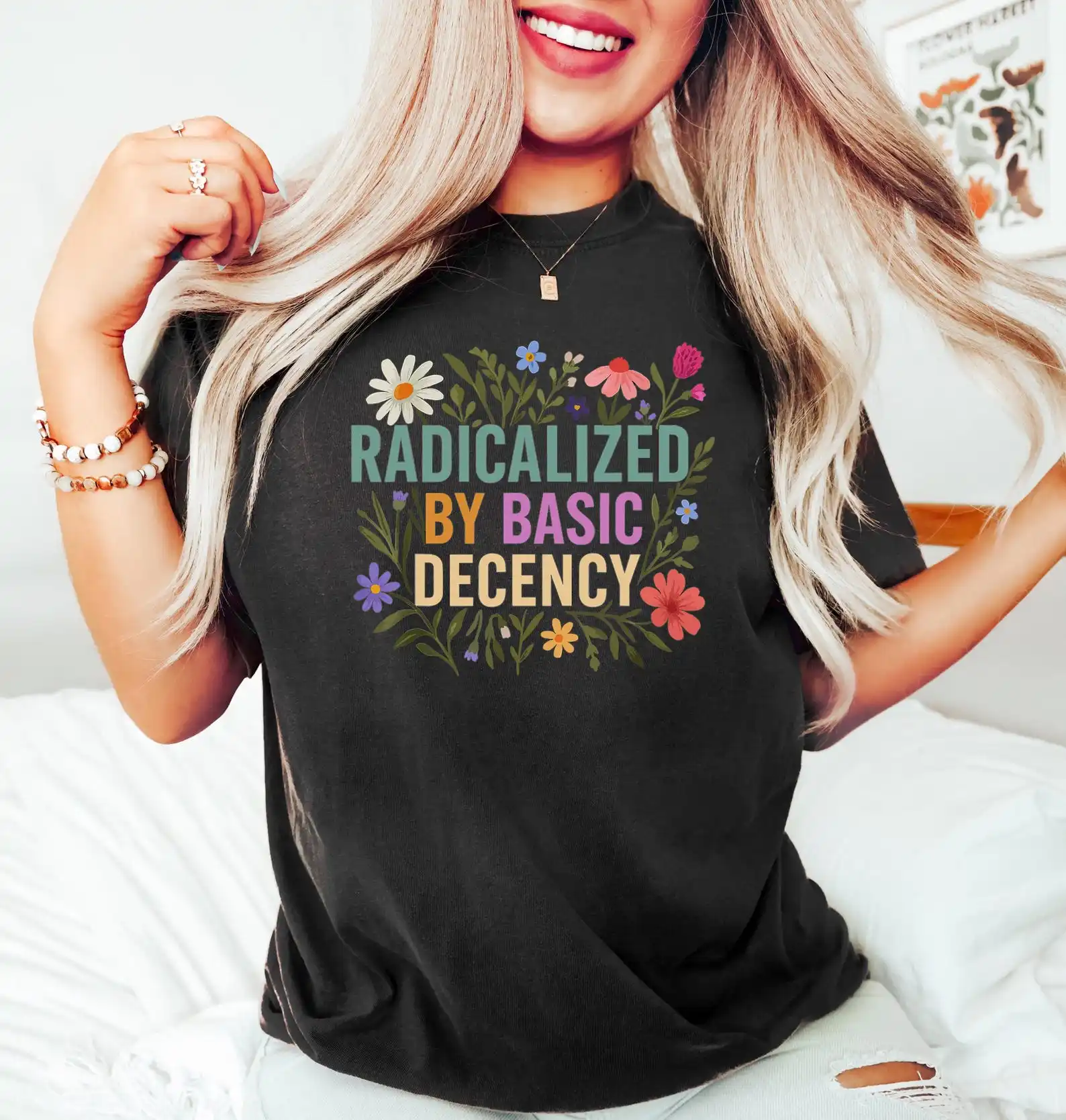 T-shirt d'activiste pour la justice sociale, cadeau pour socialiste, accessoire cadeau pour libéraux, t-shirt unisexe en coton