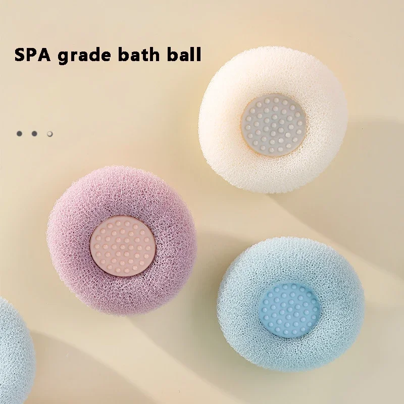 Soft Body Scrubber Bath Sponge Body Scrub Exfoliating Scrub Shower Brush Exfoliator Skin Cleaner Dead Skin Remover Bathing Tools