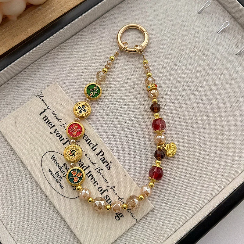 

Креативная мультяшная цепочка для мобильного телефона, универсальный ремешок для мобильного телефона, модный короткий ремешок для мобильного телефона с защитой от потери, подарки