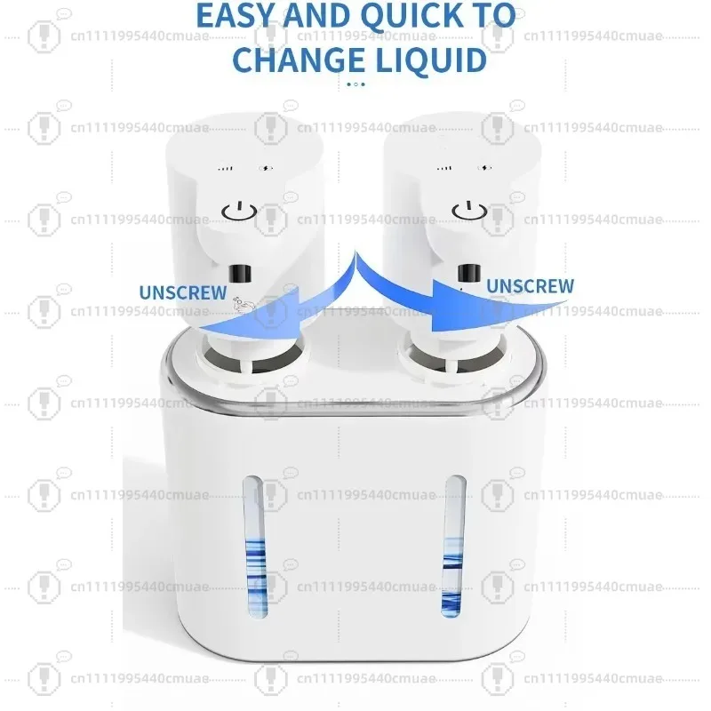 Automatic Sensor Soap Dispenser Foam Machine Double Head ABS Material 800ml Capacity Wall Mounted Hand Sanitizer Unit - view 6