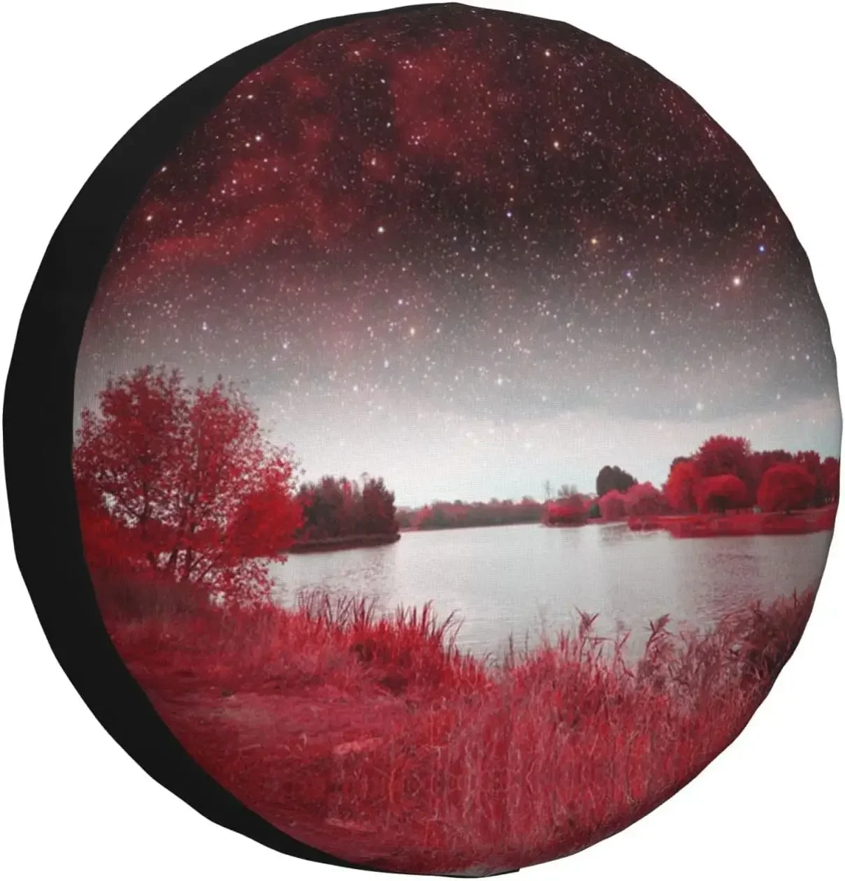 

Звездный Aky красный пейзаж, чехол для запасного колеса, защита для колес, защита от пыли, подходит для автофургона, внедорожника, грузовика, кемпера, путешествий, кемпинга, прицепа