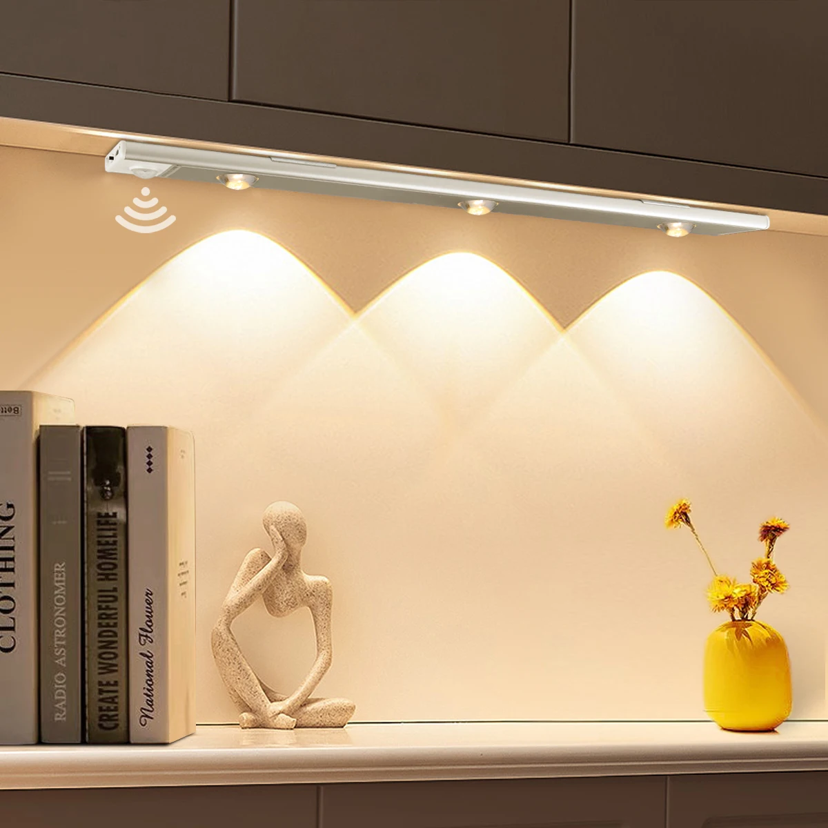 Led Cat Eye Motion Sensor Schrank Licht Küche Lichter Drei Farbe Schrank Nacht Lampe für Zimmer Kleiderschrank Atmosphäre Scheinwerfer