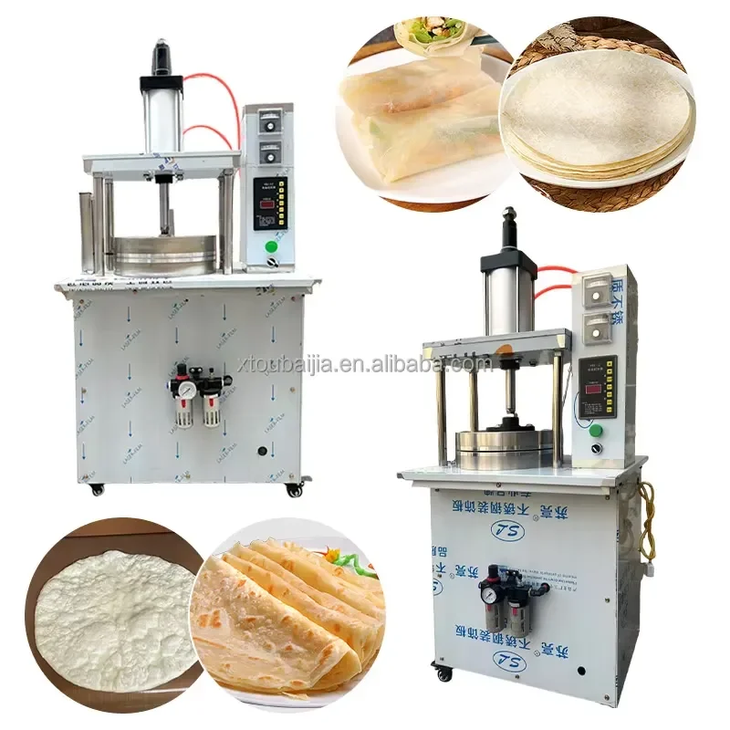 Automatic Hydraulic Pancake Maker Commercial Handheld Dough Press Machine for Bakery Restaurant Kitchen Use High Efficiency