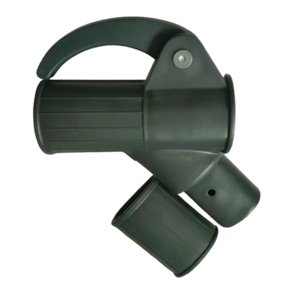 Patio Umbrella Gray Patio Umbrella Handle Resilient PE Material 1.66 Inch Diameter Fit Weather Resistant Design
