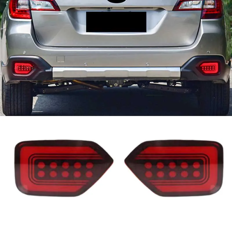 

2PCS LED Rear Bumper Light Brake Light Turn Signal Lamp Car Accessories For Subaru XV 2018-2023 For Outback 2015-2020