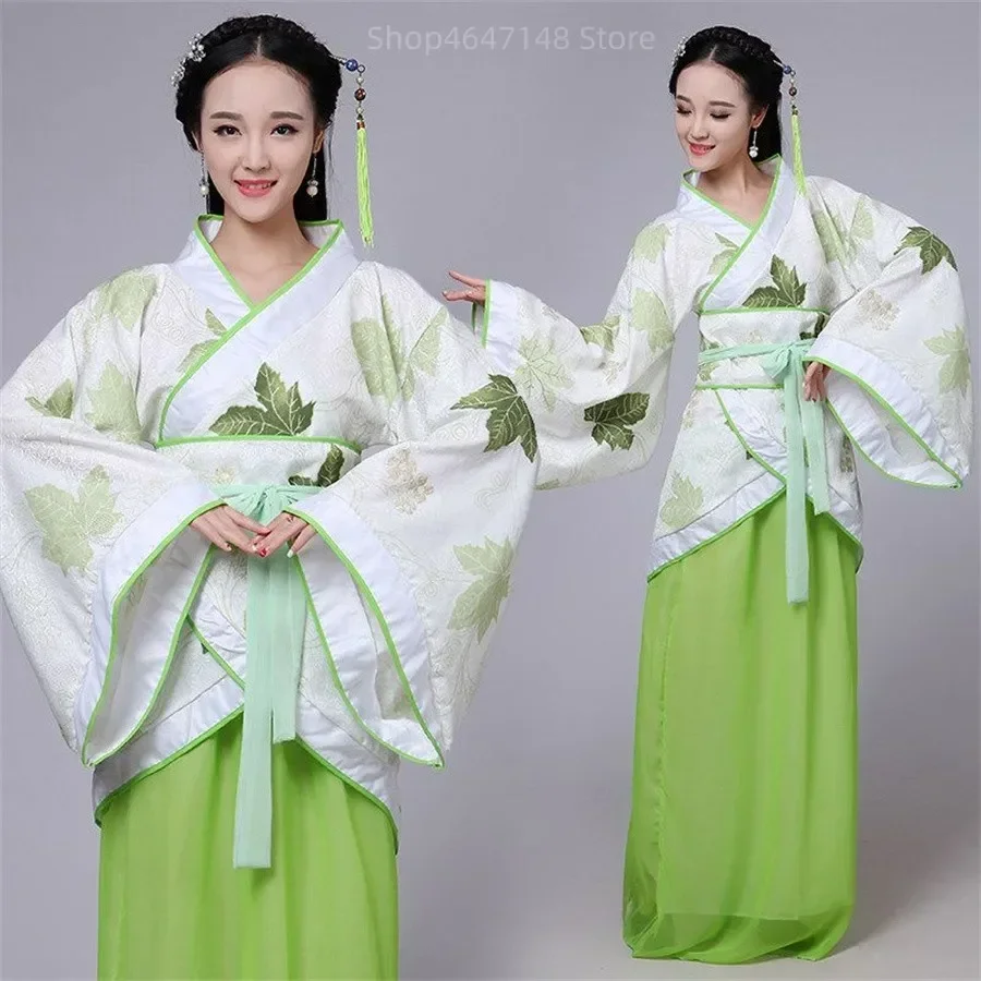 Disfraz nacional de Hanfu para mujer, traje de Cosplay chino antiguo, ropa de Hanfu, vestido de escenario chino para dama