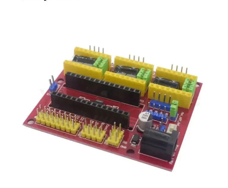 Novo escudo cnc v3/v4 gravura placa de expansão de impressão 3d para arduino kit diy